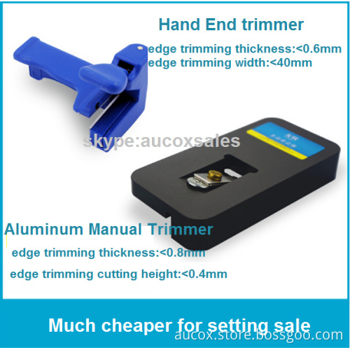 manual trimming tool for veneer wood